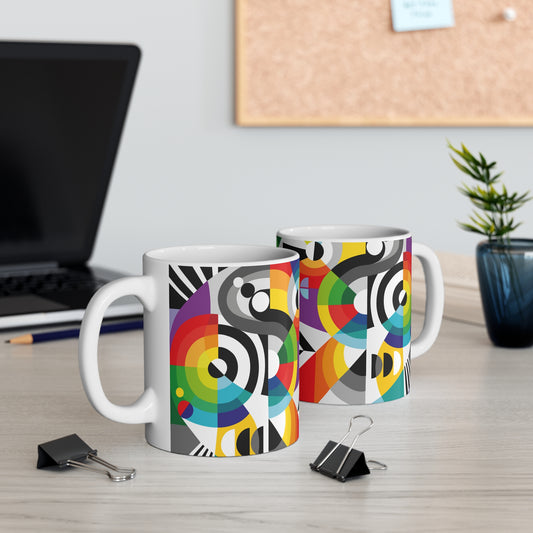 Rythme &amp; Couleurs - Tasse à café 11oz 🍎