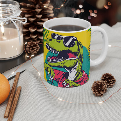 Cocktail T. Rex dinosaur - Coffee Mug