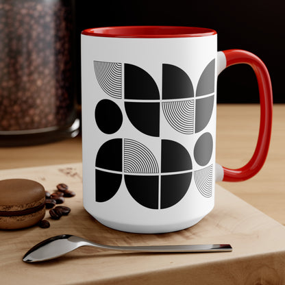 Copy of Geometric abstract - Accent Mug