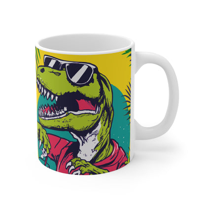 Cocktail T. Rex dinosaur - Coffee Mug