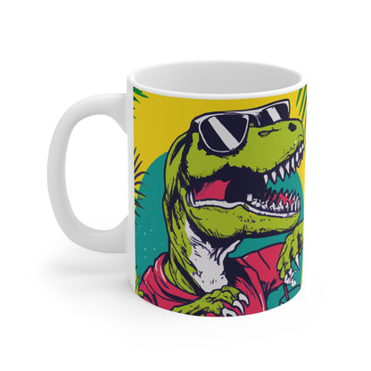 Cocktail T. Rex dinosaur - Coffee Mug