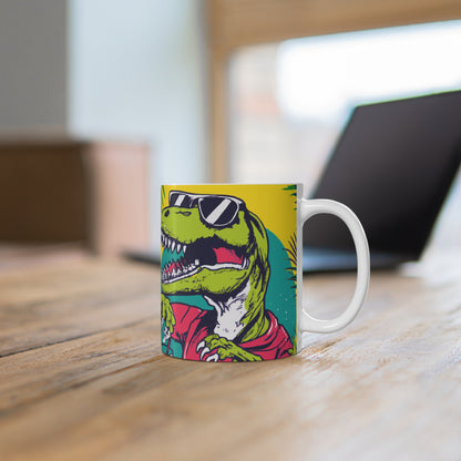 Cocktail T. Rex dinosaur - Coffee Mug