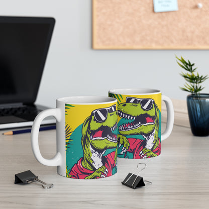 Cocktail T. Rex dinosaur - Coffee Mug