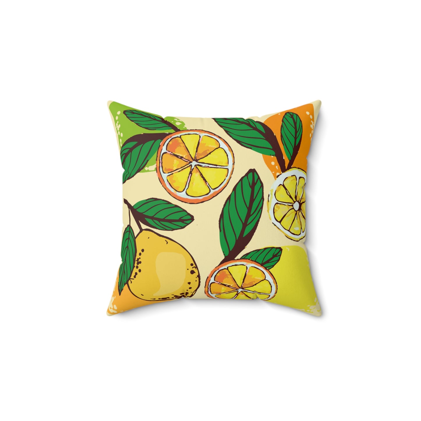 Citrus Circus - Square Pillow