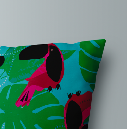 Toucan 18x18 Pillow Case 🌳