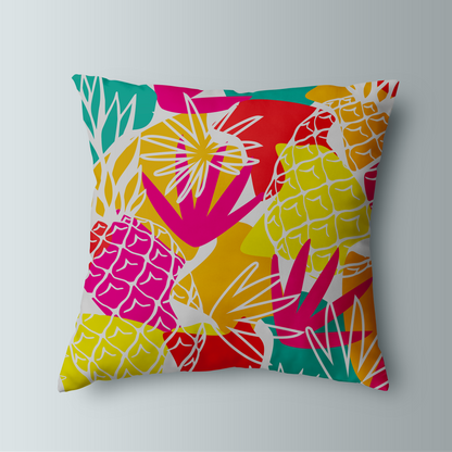 Pineapple Party 18x18 Pillow Case 🌳