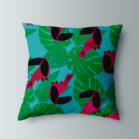 Toucan 18x18 Pillow Case 🌳