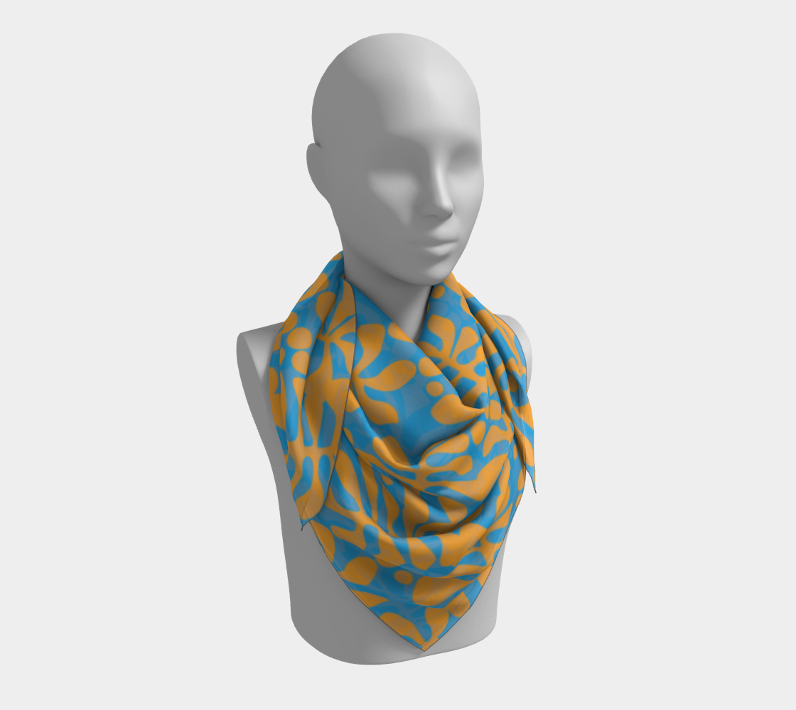 Exotic Contrast Scarf 🌳