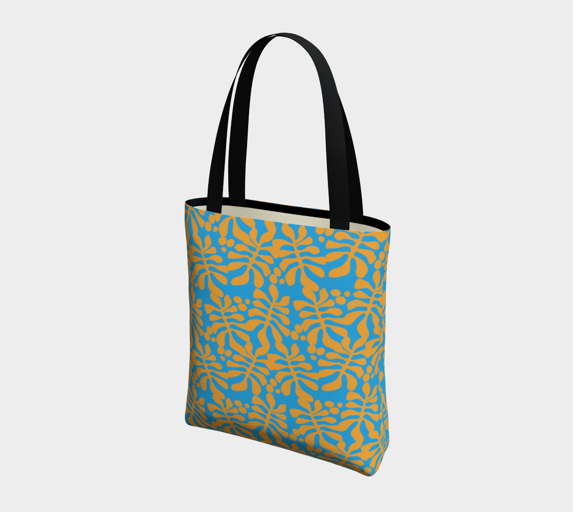 Exotic Contrast Urban Tote Bag 🌳