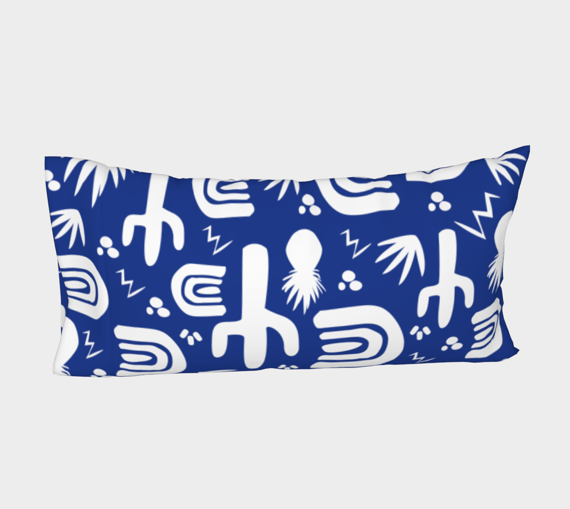 Blue Cactus Pillow Case 🌳