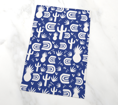 Blue Cactus Tea Towels (set of 2) 🌳