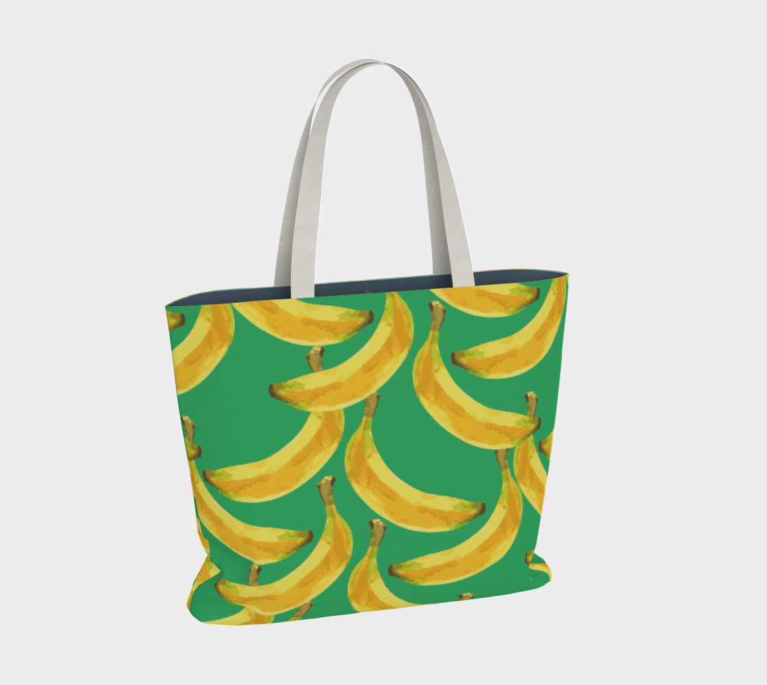 Bananas Green Tote bag 🌳