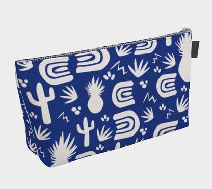 Blue Cactus Makeup Bag 🌳