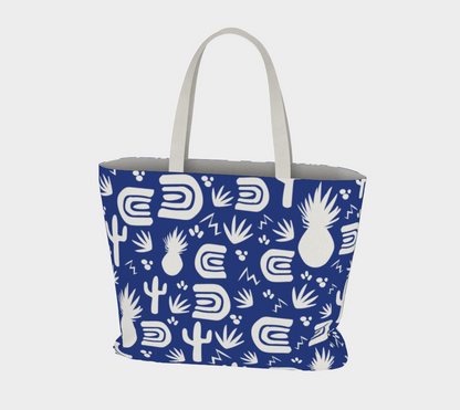 Blue Cactus Tote Bag 🌳