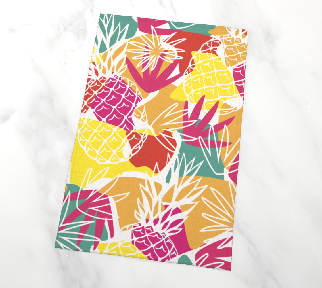 Pineapple Tea Towel (set of 2) 🌳