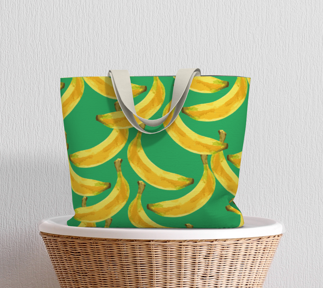 Bananas Green Tote bag 🌳