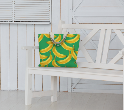 Bananas Green Tote bag 🌳