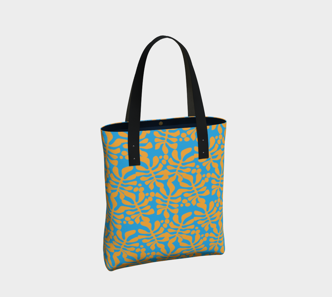 Exotic Contrast Urban Tote Bag 🌳