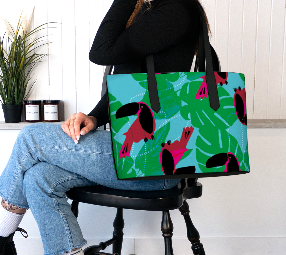 Toucan Vegan Leather Bag 🐱